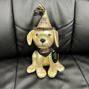 Raising Cane's Golden 28th Birthday Puppy Plush limited-edition NWT
